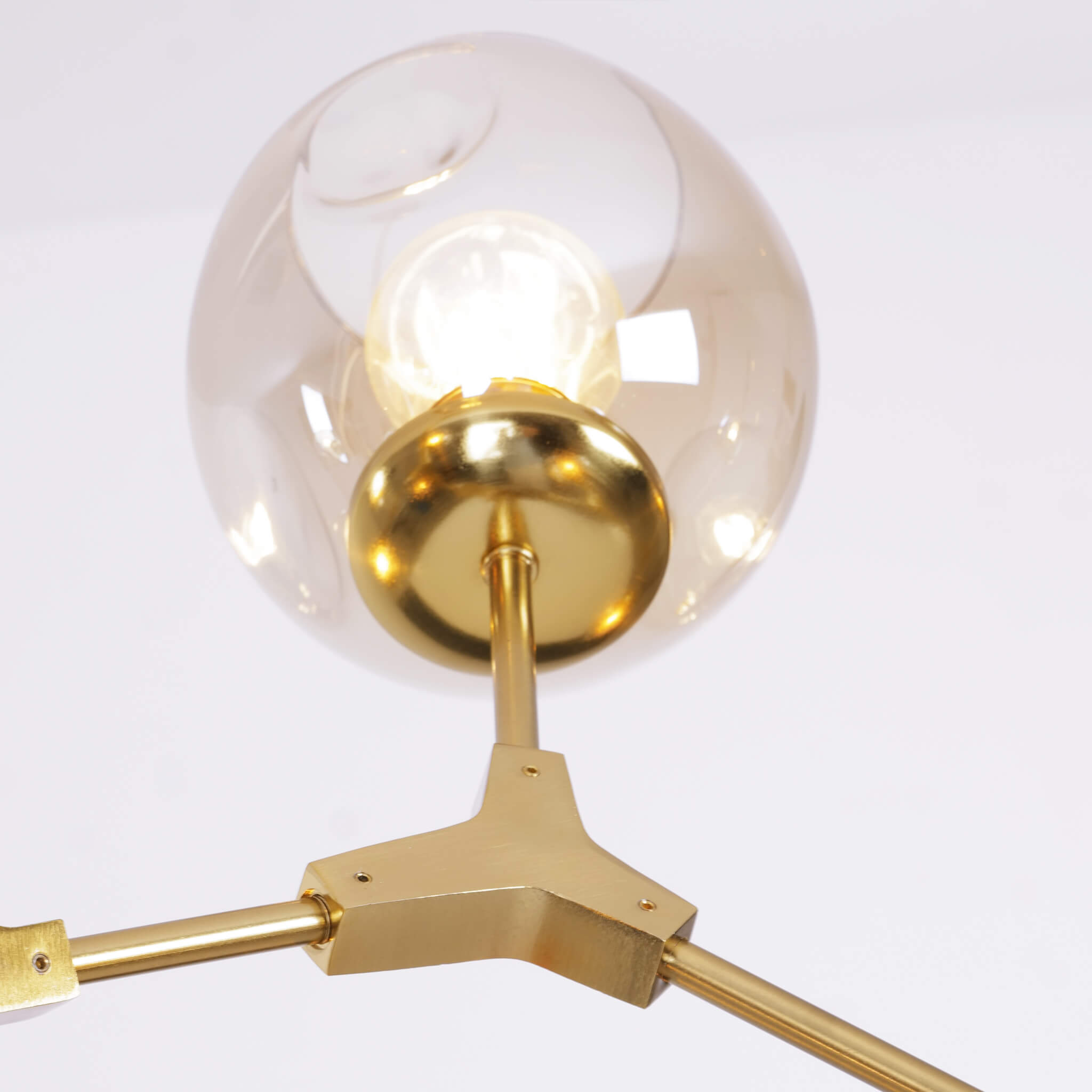 Retro Loft Ceiling Light • Gold - Haus of Interiors